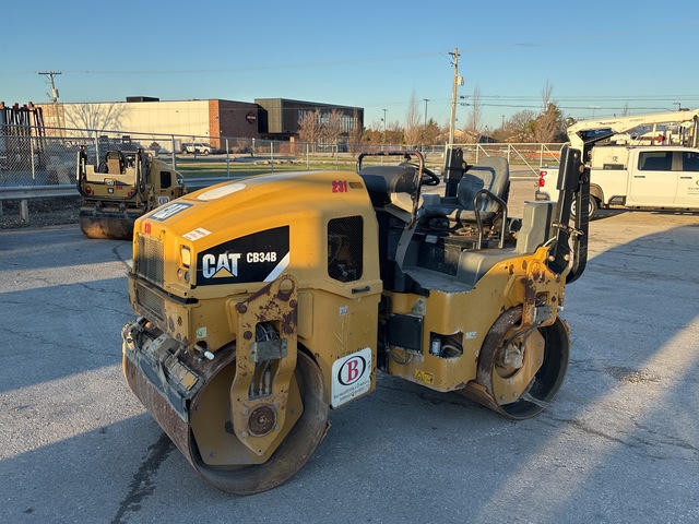 2015 Cat CB34B Double Drum Roller