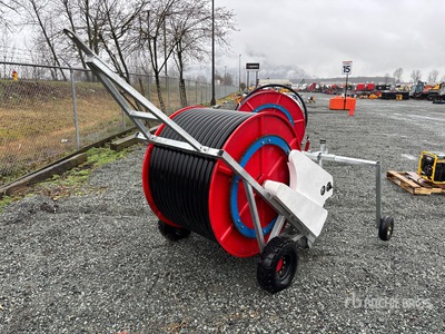 Farm Boss Portable 2 in Irrigation Hose Reel