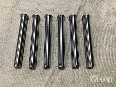(6) Lockheed Martin MS20392-5R89 Straight-Headed Drilled Shank Pins