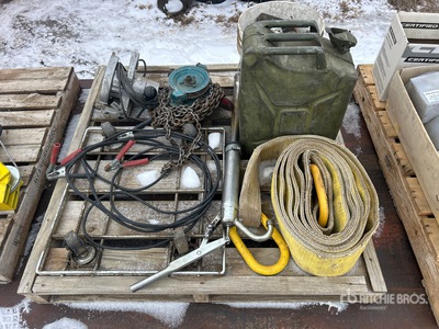 Hoist, Straps, Dolly, Pump, Circular Saw, Hangers