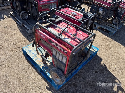 Quantity of (2) Honda EB6500X 6.5 kW Mobile Generatore