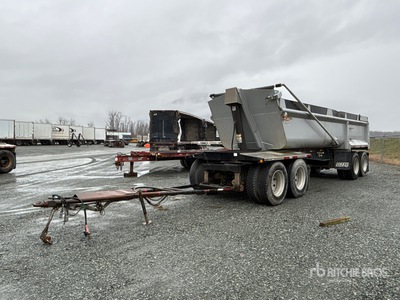 2016 Langfab 26 ft Quad/A Tipping Trailer