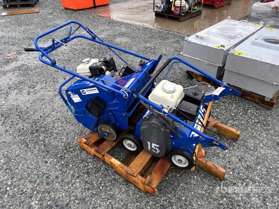 Quantity of (2) BlueBird Walk-Behind Aerator