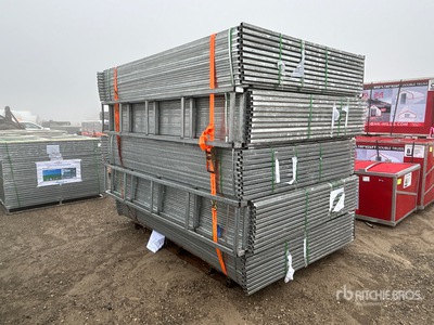 Quantity of (100) 6 X 10 ft Galvanized Valla (Unused)