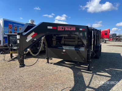 2025 ED Trailers 14 ft 0 in T/A Gooseneck Remolque Bañera Ligero