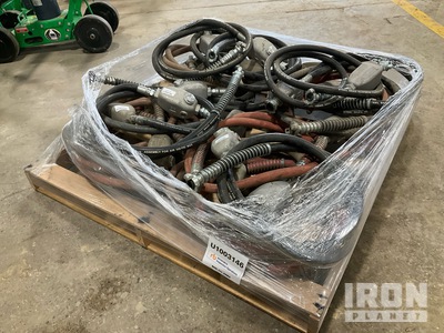 Quantity of (20) In-line Air Tool Lubricators on 3/4" Hose Różne - Fits Pneumatic breakers, hammers, etc.