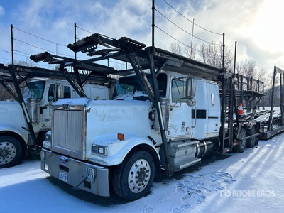 2016 Western Star 4900FA 6x4 Sleeper Car Carrier Truck (Inoperable)