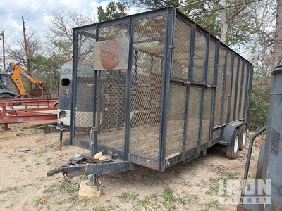 18 ft T/A Afval Aanhangwagen