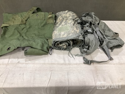 (29) Duffel Bags, (35) Wet Weather Poncho Liners & Assorted Items