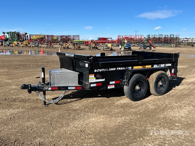 2026 Southland SL510-10K 10 ft T/A Remolque Bañera Ligero