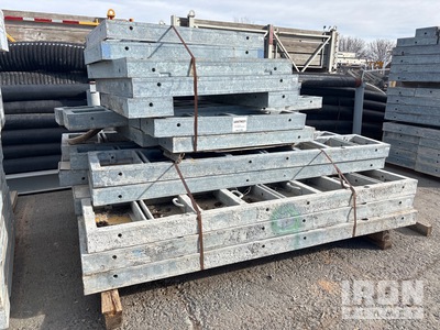 Doka Wall Formwork - 106"x18"x5" QTY: 4 106"x24"x5" QTY: 9 12"x53"x5"