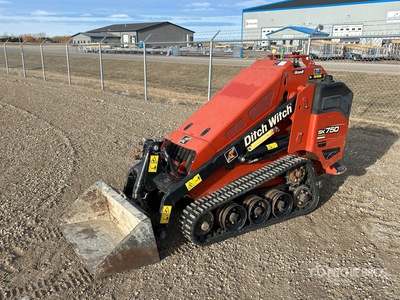 2014 Ditch Witch SK750 Walk-Behind Compact Track Loader