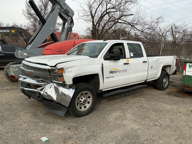 2019 Chevrolet Silverado 3500HD 4x4 Crew Cab Pickup (Inoperable)