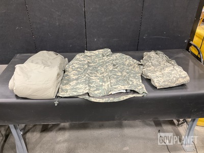 (21) Pairs of Cold Weather Trousers, (25) Wet Weather Jackets & Assorted Items