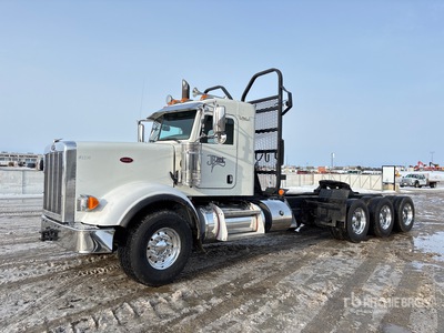 2021 Peterbilt 367 8x6 Logging Tri/A Day Cab Truck Tractor