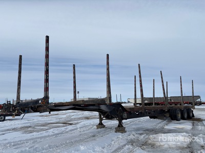 2017 Peerless SW-53-77-B-60-3A 53 ft Tri/A Short Wood Boomstam aanhangwagen