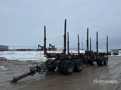 2016 Anser 30 ft Quad/A Short Wood Log Trailer