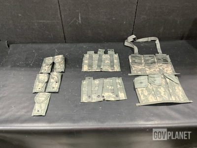 (42) M4 Three Mag Pouches, (201) Bandoleer Ammunition Pouches & Assorted Items