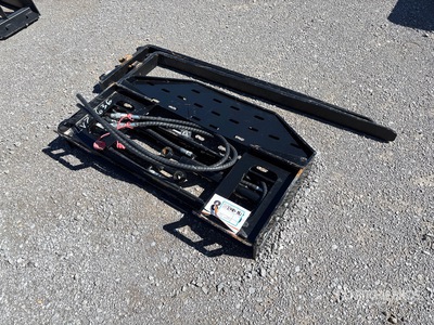 2025 GIYI GY-SF60 60 in Hydraulic Sliding Skid Steer Forks (Unused)