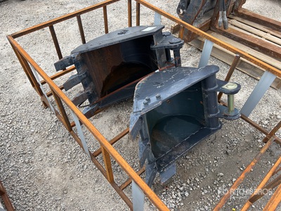 Quantity of (2) Digging 18 in &16 in Excavator Bucket