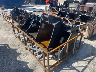 Quantity of (4) 23 in 24 in Pin On Bucket