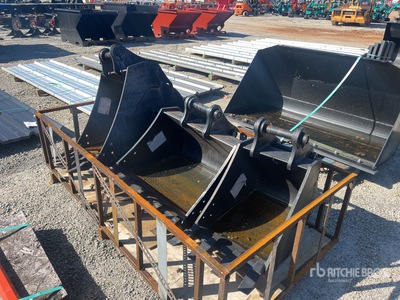 Quantity of (3) 23 in 24 In. Pin On Bucket