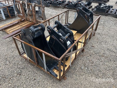 Quantity of (3) 12 in Digging Excavator Bucket