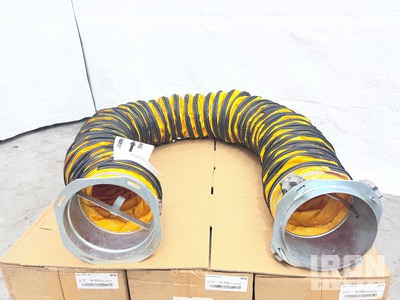 Quantity (4) 8 in. x 15 ft. Air Duct Hose Assemblies その他 - 店舗 & 倉庫 (Unused)