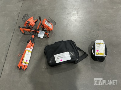 (1) Digital Camera, (81) Laptop Cases & (2) Halogen Work Lights