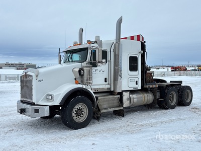 2015 Kenworth T800 6x4 Sleeper Wciągarka samochodowa