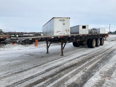 2015 Dorsey 45 ft Tri/A Flatbed Olieveld aanhangwagen