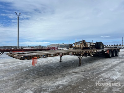 2014 K-Line K0F201 53 ft Tri/A Flatbed Oilfield Trailer