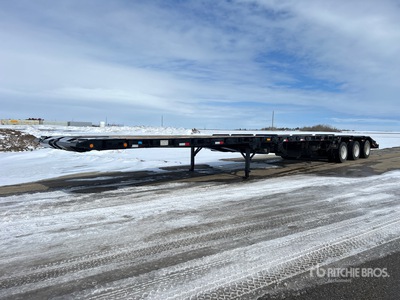 2014 K-Line K0F201 53 ft Tri/A Flatbed Remorque pour champ pétrolifère
