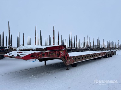 2008 Peerless LB60-SDLRSOW-24A 60 ft 24-Wheel Opklapbare nekaanhangwagen