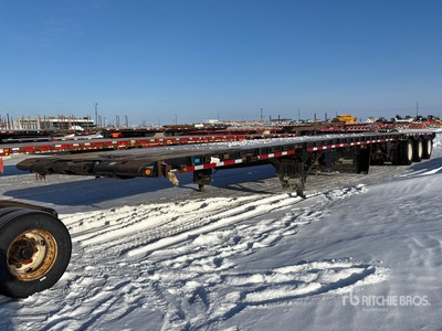 2008 Scona 36 ft 24-Wheel Flatbed مقطورة حقل النفط