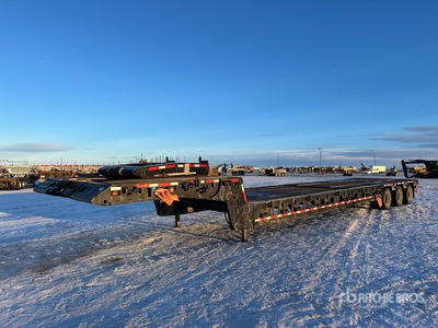 2007 Edmonton Trailer 60 ton 53 ft Tri/A Folding Neck Trailer