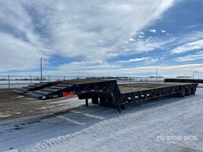 2007 Gerrys 50 ton 53 ft Tri/A Folding Neck Trailer