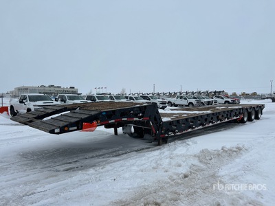 2007 Gerrys 50 ton 53 ft Tri/A Folding Neck Trailer