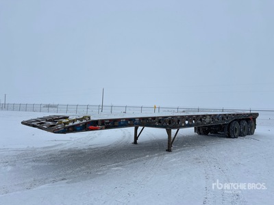 2007 Edmonton Trailer 50 ft Tri/A Flatbed Oilfield Trailer