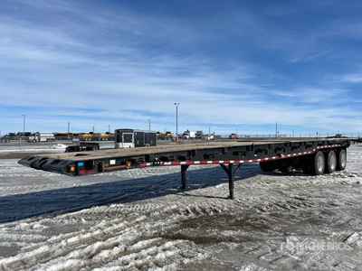 2000 47 ft Tri/A Flatbed Remorque pour champ pétrolifère