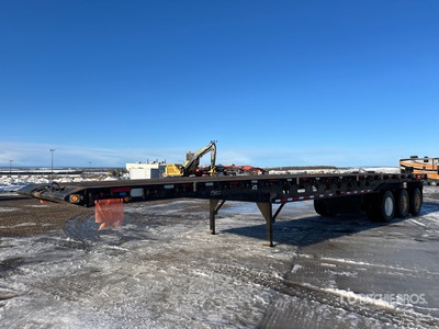 2000 Aspen OF45-3 48 ft Tri/A Flatbed Remorque pour champ pétrolifère