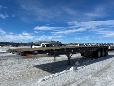 2000 Aspen OF45-3 48 ft Tri/A Flatbed Oilfield Trailer