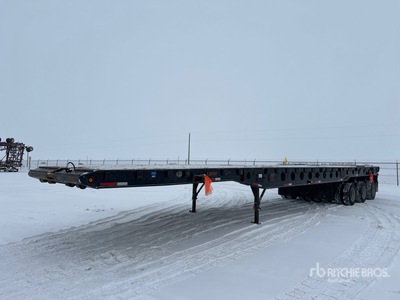 1978 52 ft 24-Wheel Flatbed Oilfield Trailer