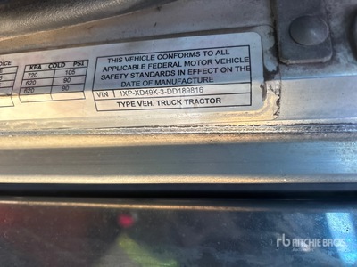2013 Peterbilt 389 6x4 Cabeza Tractora Cabina Dormitorio