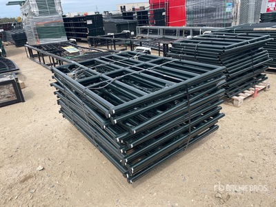 Quantity of (18) 2026 BYT RG06 5 ft 6 in x 3 ft 11 in Wrought Iron Livestock Gate (Unused)