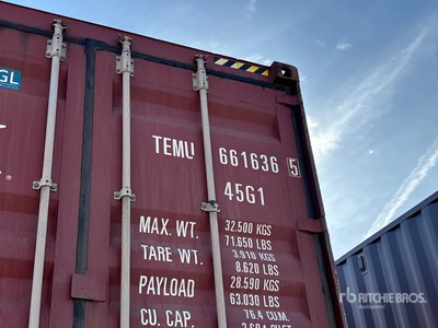 2026 40 ft High Cube Storage Container