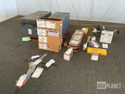 (2) Tire Inflators, (4) Scissor Jacks, (8) Mattocks & Assorted Items