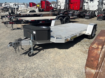 2021 Aluma 14 ft S/A Flatbed Trailer