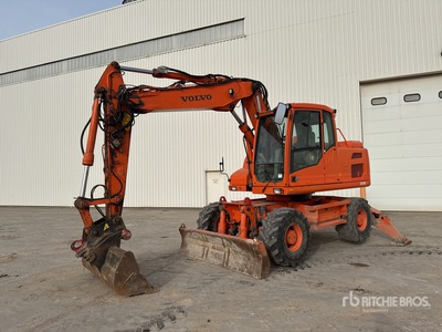 2014 Volvo EW140D Pelle Sur Pneus Excavadora de Ruedas