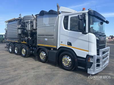 2019 Scania R620 10x4 Twin-Steer w/ 2019 Cappellotto Cap Bora 3200 CL Vacuum Excavator Truck